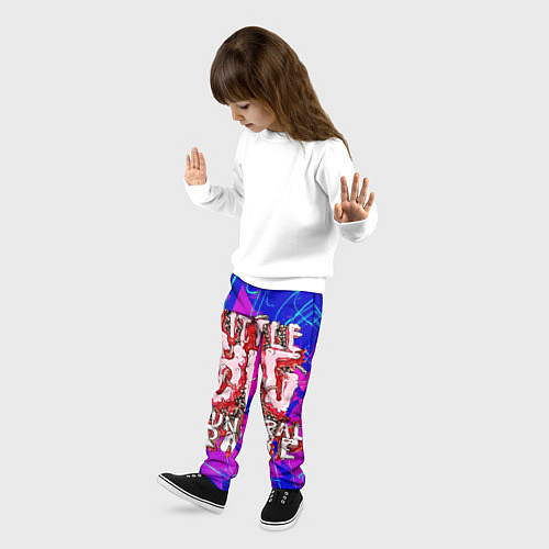 Детские брюки Little Big: Rave / 3D-принт – фото 3