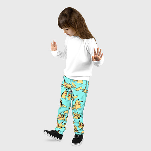Детские брюки Pikachu / 3D-принт – фото 3