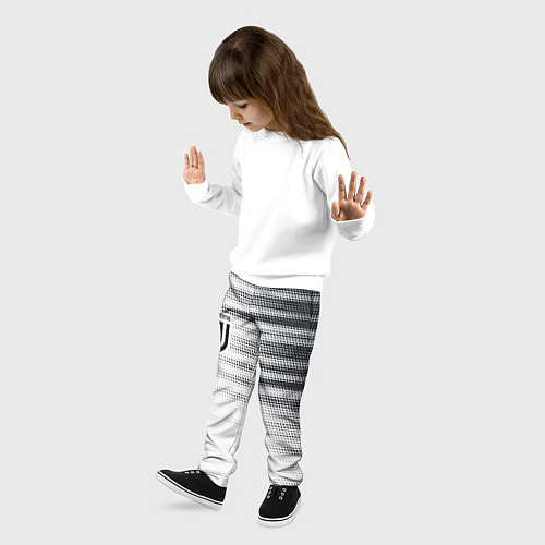 Детские брюки Форма Ювентуса / 3D-принт – фото 3