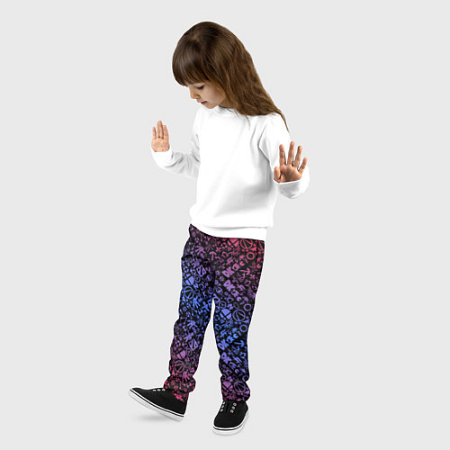 Детские брюки Игровые бренды / 3D-принт – фото 3