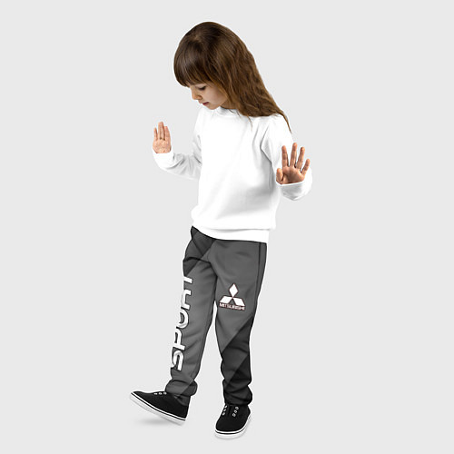 Детские брюки MITSUBISH SPORT / 3D-принт – фото 3