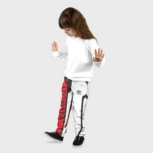 Детские брюки Toyota Driver team / 3D-принт – фото 3