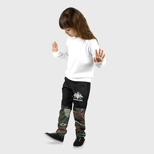 Детские брюки Пограничные Войска камуфляж / 3D-принт – фото 3