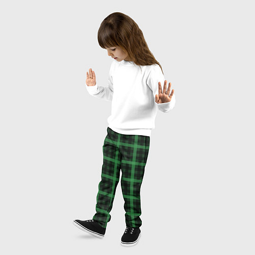 Детские брюки Шотландка / 3D-принт – фото 3