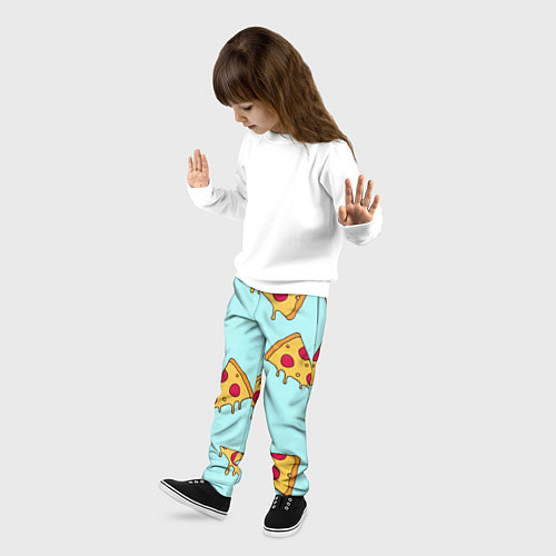 Детские брюки Ароматная пицца / 3D-принт – фото 3