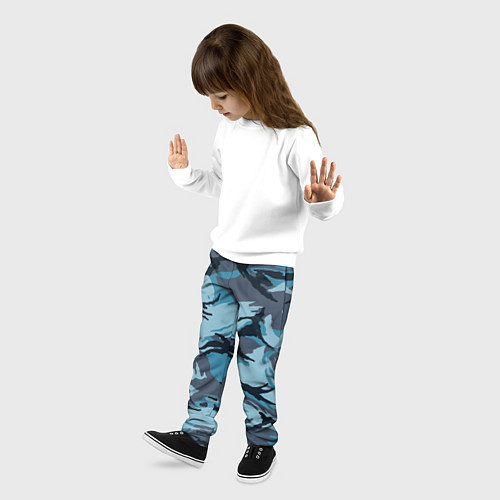 Детские брюки Камуфляж Полиции / 3D-принт – фото 3