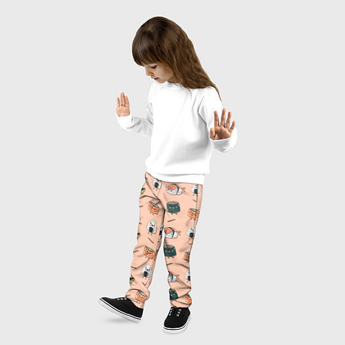 Детские брюки Суши / 3D-принт – фото 3
