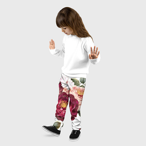 Детские брюки Розы / 3D-принт – фото 3