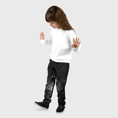 Детские брюки Череп / 3D-принт – фото 3