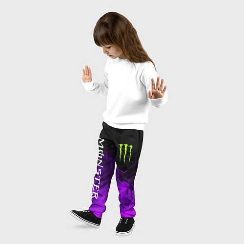 Детские брюки MONSTER ENERGY / 3D-принт – фото 3
