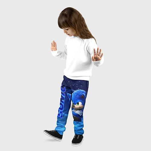 Детские брюки Соник / 3D-принт – фото 3