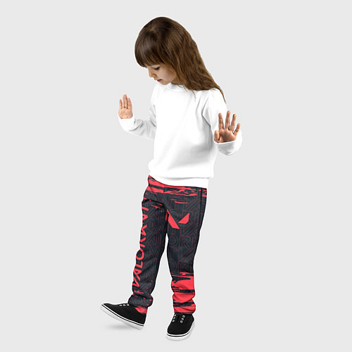 Детские брюки VALORANT ВАЛОРАНТ / 3D-принт – фото 3