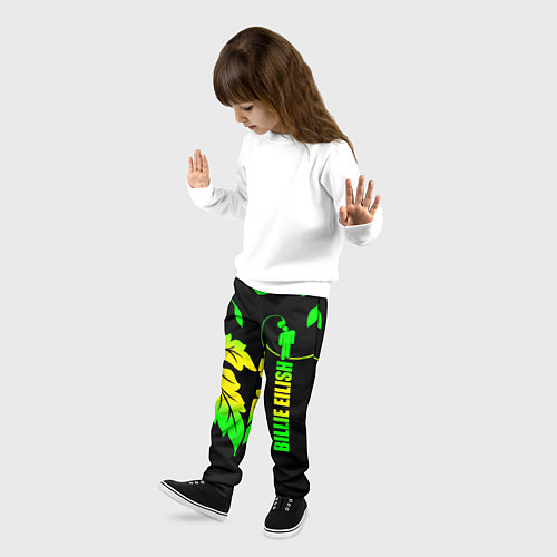 Детские брюки Billie Eilish / 3D-принт – фото 3