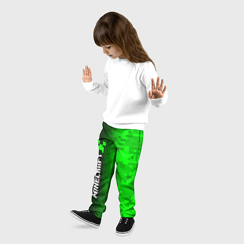 Детские брюки MINECRAFT МАЙНКРАФТ / 3D-принт – фото 3