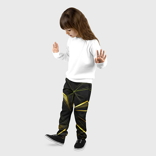 Детские брюки Текстура / 3D-принт – фото 3