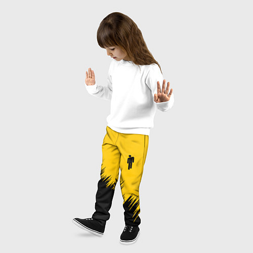 Детские брюки Billie Eilish / 3D-принт – фото 3