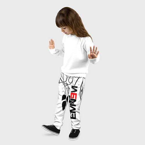 Детские брюки Eminem / 3D-принт – фото 3