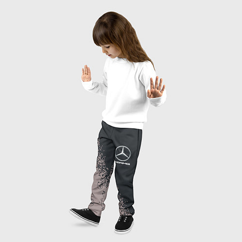 Детские брюки MERCEDES МЕРСЕДЕС / 3D-принт – фото 3