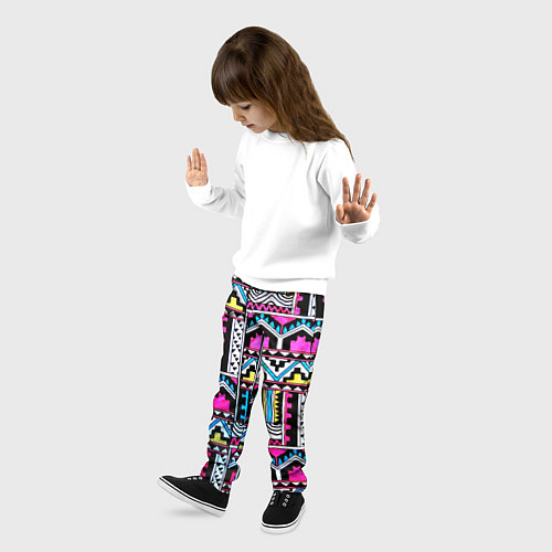 Детские брюки Ацтеки / 3D-принт – фото 3
