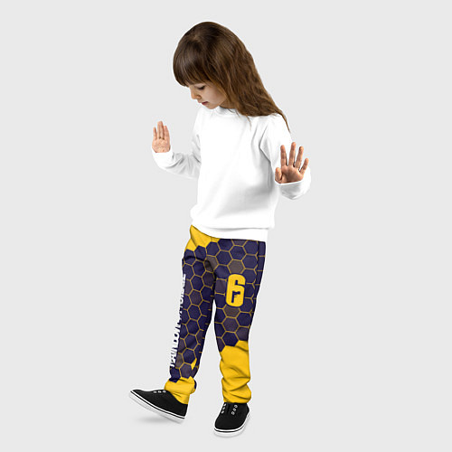 Детские брюки RAINBOW SIX SIEGE РАДУГА 6 / 3D-принт – фото 3