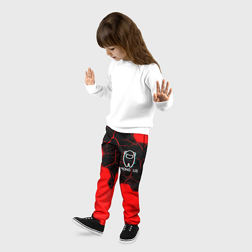 Детские брюки AMONG US АМОНГ АС / 3D-принт – фото 3