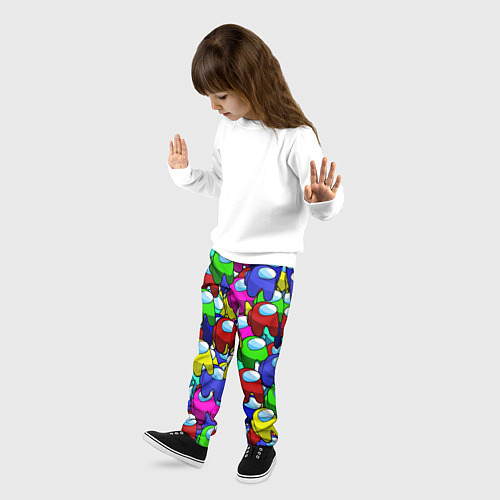 Детские брюки AMONG US / 3D-принт – фото 3