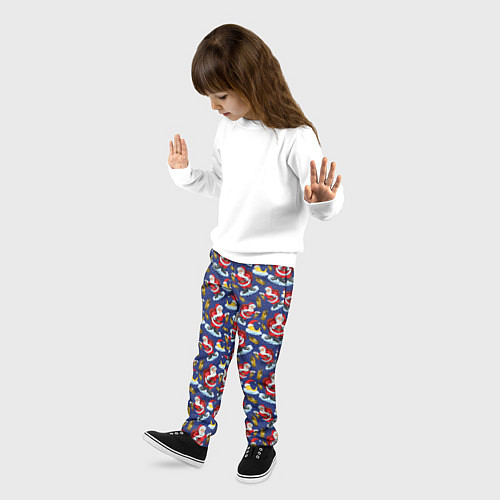 Детские брюки Новый Год / 3D-принт – фото 3