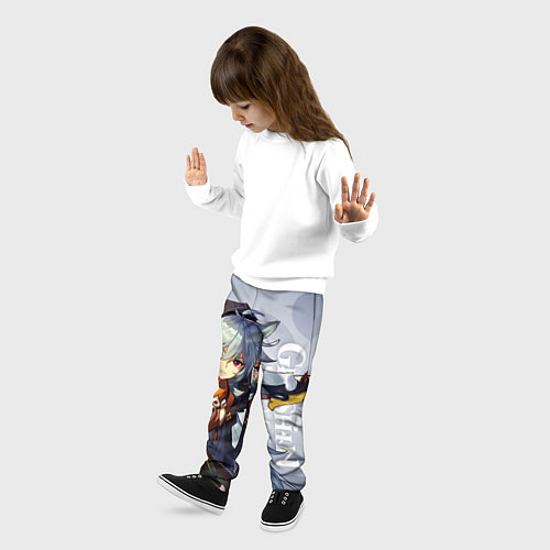 Детские брюки GENSHIN IMPACT, РЭЙЗОР / 3D-принт – фото 3