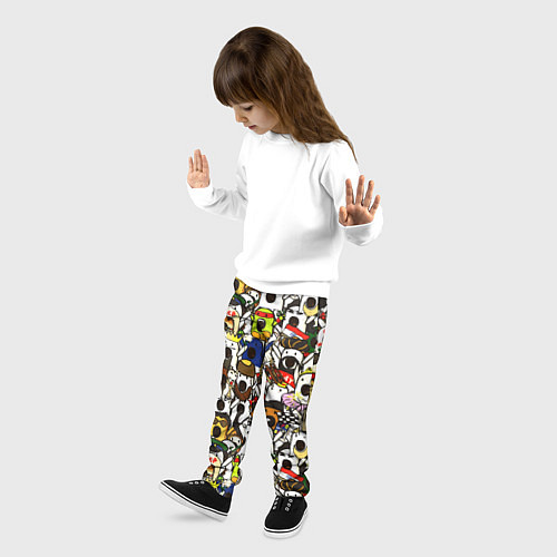 Детские брюки НИЧОСИ / 3D-принт – фото 3