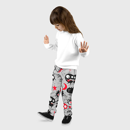 Детские брюки Funny / 3D-принт – фото 3