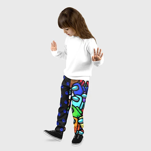 Детские брюки Among Us Brawl Stars / 3D-принт – фото 3
