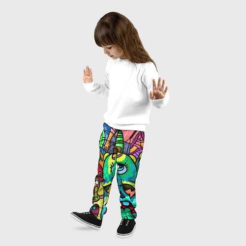 Детские брюки Дудл2 / 3D-принт – фото 3