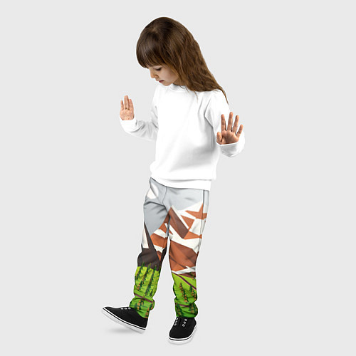 Детские брюки Горы / 3D-принт – фото 3