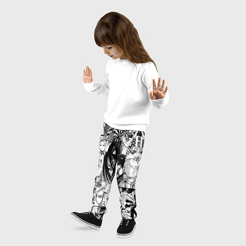 Детские брюки One-Punch Man Ванпачмен / 3D-принт – фото 3