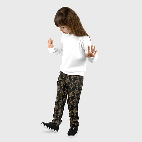 Детские брюки Будда / 3D-принт – фото 3