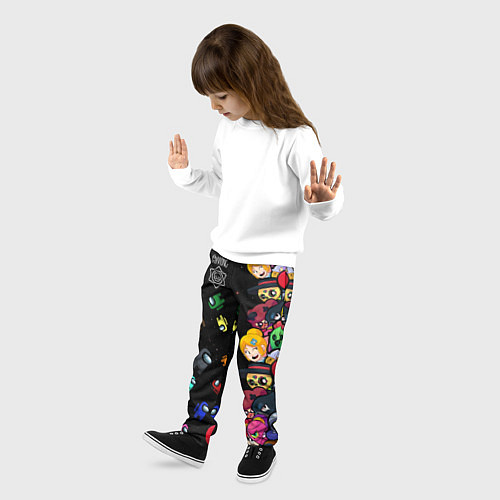 Детские брюки Among Stars / 3D-принт – фото 3