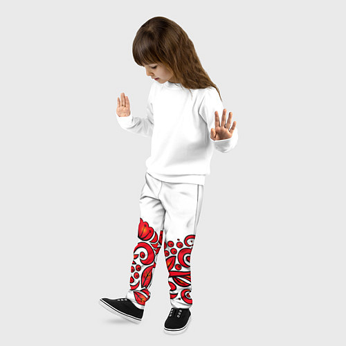 Детские брюки ХОХЛОМА / 3D-принт – фото 3