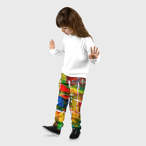 Детские брюки КРАСКИ / 3D-принт – фото 3
