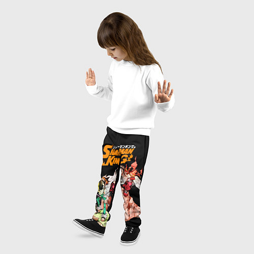 Детские брюки Шаман Кинг Ремейк аниме / 3D-принт – фото 3
