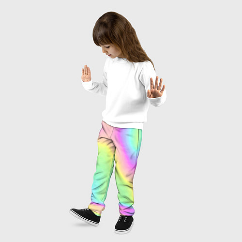 Детские брюки Цвет волшебства / 3D-принт – фото 3