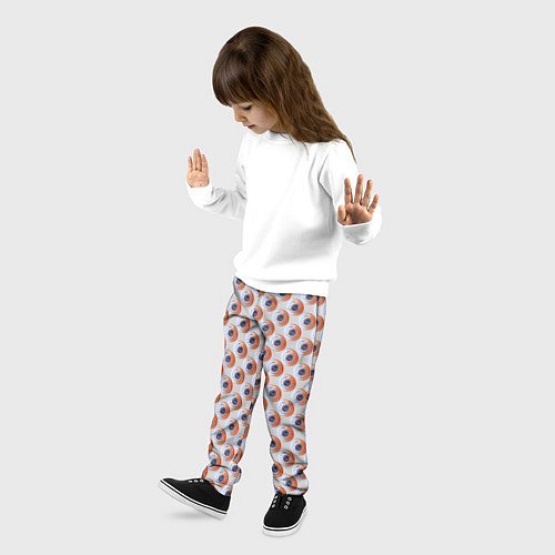 Детские брюки Часы / 3D-принт – фото 3