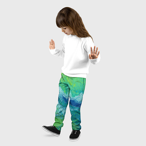 Детские брюки Художественная Тина / 3D-принт – фото 3