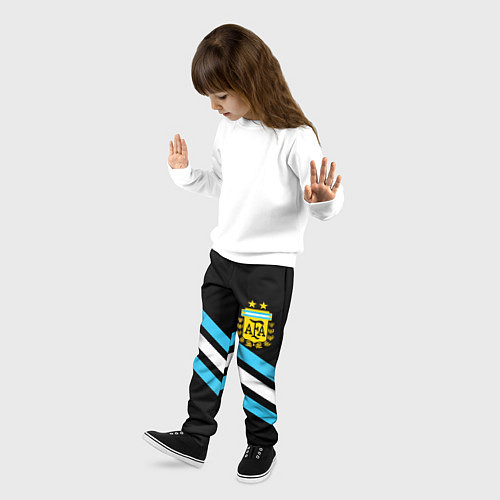 Детские брюки Сборная Аргентины / 3D-принт – фото 3
