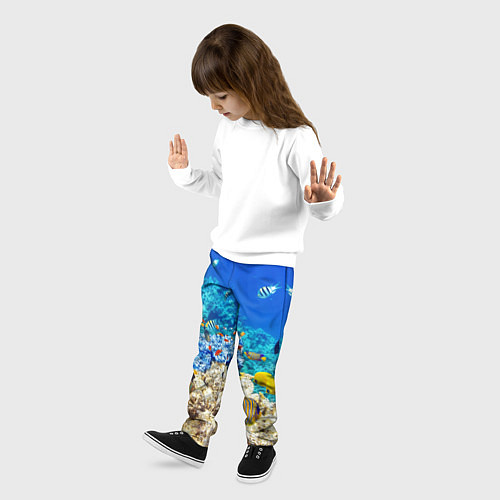 Детские брюки Морской мир / 3D-принт – фото 3