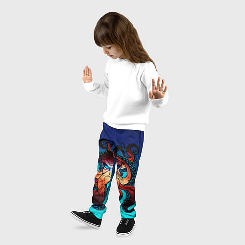 Детские брюки Кракен Octopus / 3D-принт – фото 3