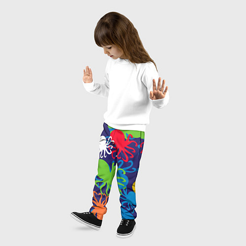 Детские брюки Осьминоги / 3D-принт – фото 3