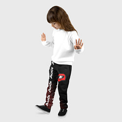 Брюки детские Ауди - Pro Racing Паттерн, цвет: 3D-принт — фото 2