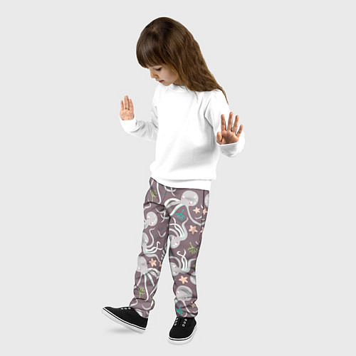 Детские брюки Осьминоги / 3D-принт – фото 3