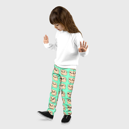 Детские брюки Мопсов много не бывает / 3D-принт – фото 3