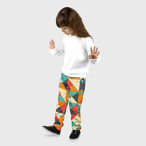 Детские брюки Треугольники / 3D-принт – фото 3